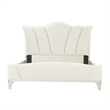 La Marisia King Chenille Bed - Tranquil/Champagne Gold