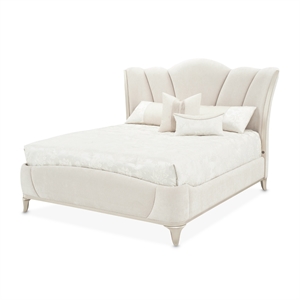 La Marisia Queen Chenille Bed - Tranquil/Champagne Gold