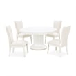 La Marisia Round Dining Table - Creamy Pearl