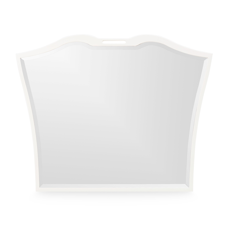 La Marisia Dresser with Mirror - Creamy Pearl