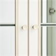 La Marisia Display Cabinet with LED Lighting - Creamy Pearl