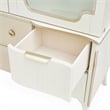 La Marisia Display Cabinet with LED Lighting - Creamy Pearl