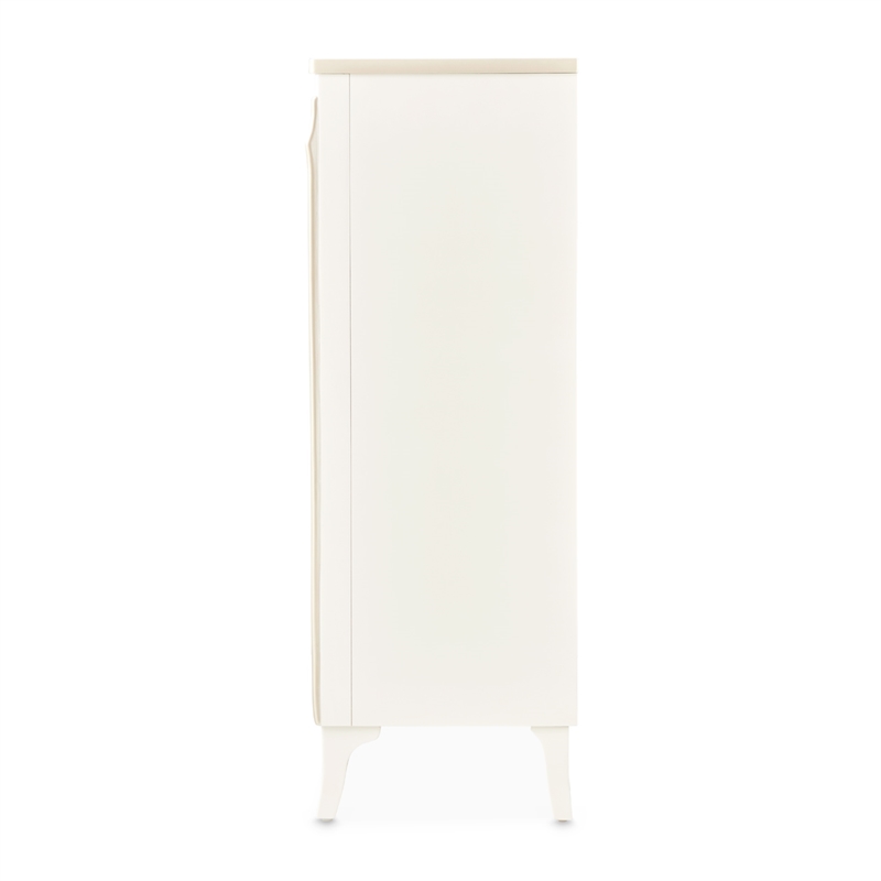 La Marisia 5-Drawer Chest - Creamy Pearl
