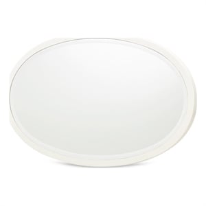 La Marisia Oval Wall Mirror - Creamy Pearl