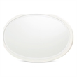 La Marisia Oval Wall Mirror - Creamy Pearl