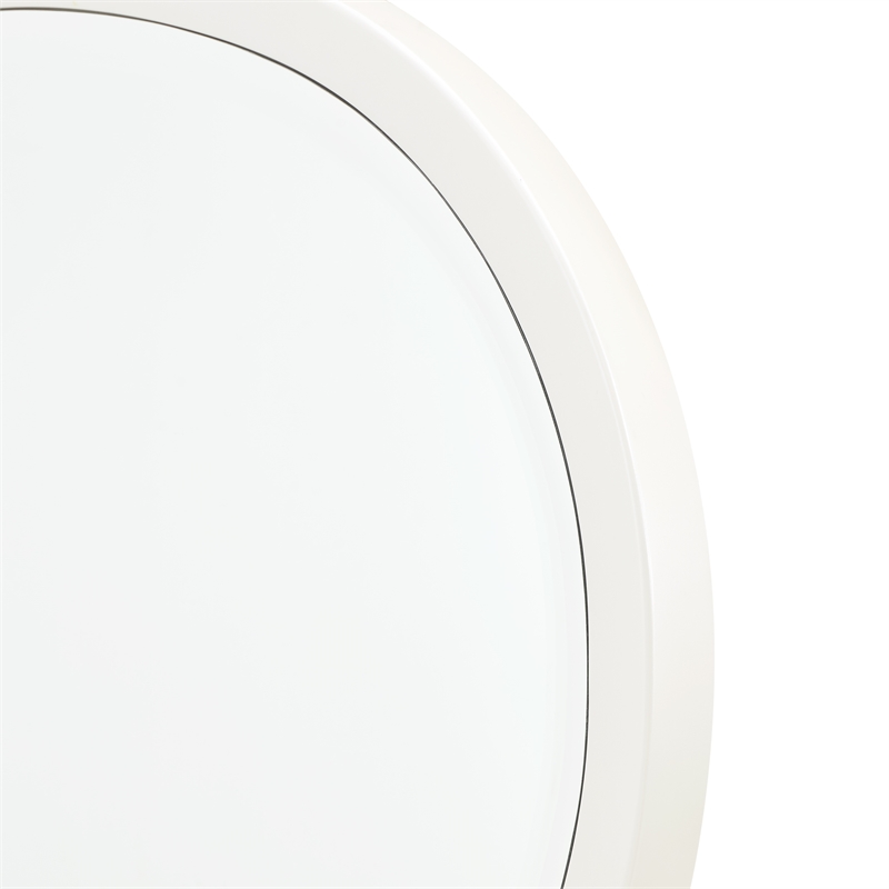 La Marisia Oval Wall Mirror - Creamy Pearl