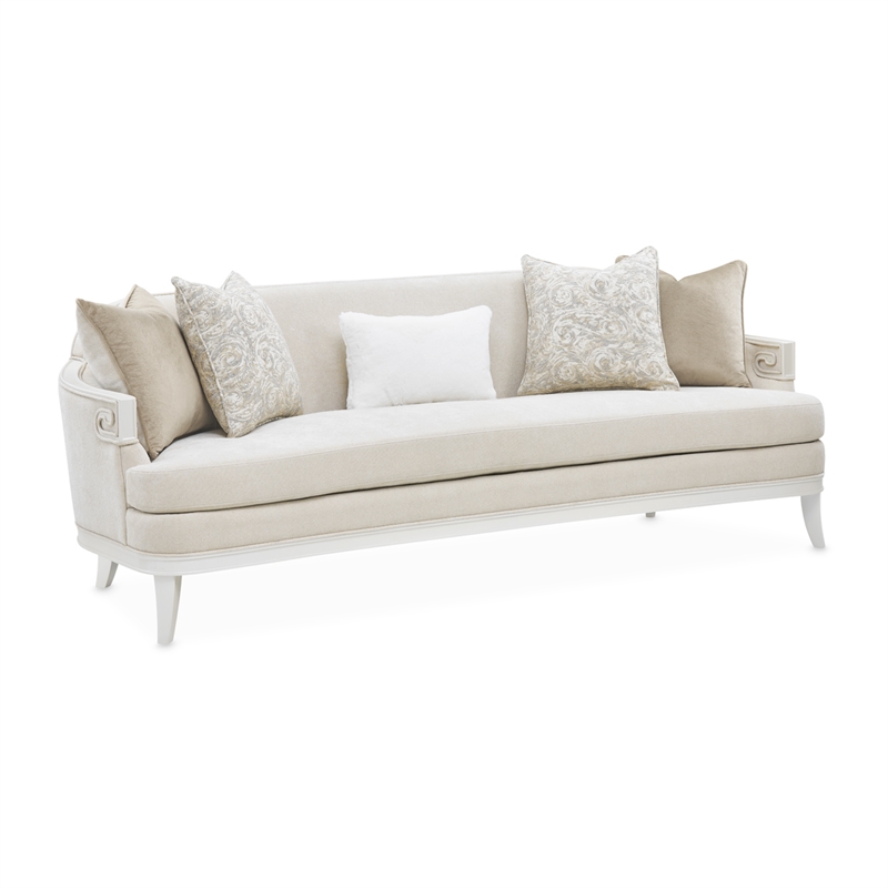La Marisia Chenille Sofa - Tranquil/Creamy Pearl