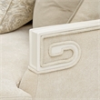 La Marisia Chenille Loveseat - Tranquil/Creamy Pearl