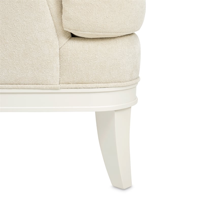 La Marisia Chenille Loveseat - Tranquil/Creamy Pearl