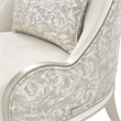 Michael Amini La Marisia Chenille Accent Chair in Tranquil/Light Champagne