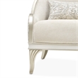 Michael Amini La Marisia Chenille Accent Chair in Tranquil/Light Champagne