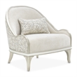 Michael Amini La Marisia Chenille Accent Chair in Tranquil/Light Champagne
