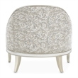 Michael Amini La Marisia Chenille Accent Chair in Tranquil/Light Champagne