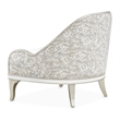 Michael Amini La Marisia Chenille Accent Chair in Tranquil/Light Champagne