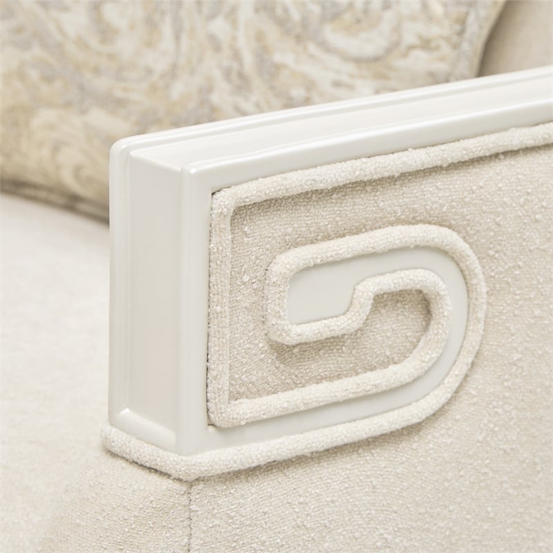 La Marisia Chenille Matching Chair - Tranquil/Creamy Pearl