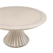 Fantosini 60-inch Round Dining Table - Silver