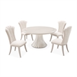 Fantosini 60-inch Round Dining Table - Silver