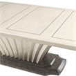 Fantosini Pedestal Dining Table - Silver Mist