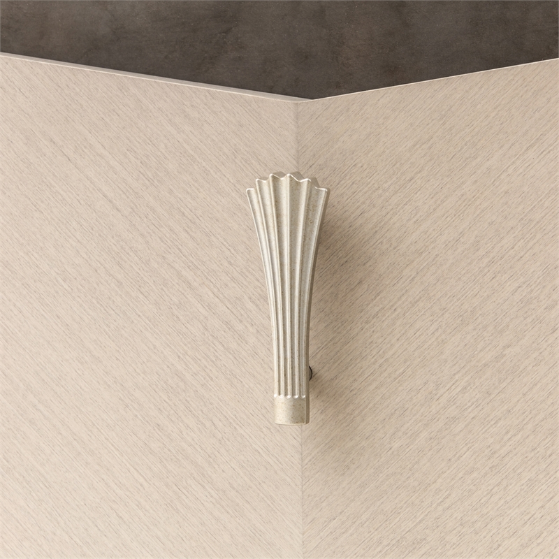 Fantosini Sideboard with Wall Mirror - Silver Mist
