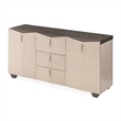 Fantosini Sideboard with Wall Mirror - Silver Mist