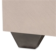 Fantosini Dresser with Round Mirror - Silver Mist