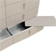 Fantosini 10-Drawer Mule Chest - Silver Mist