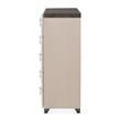 Fantosini 10-Drawer Mule Chest - Silver Mist