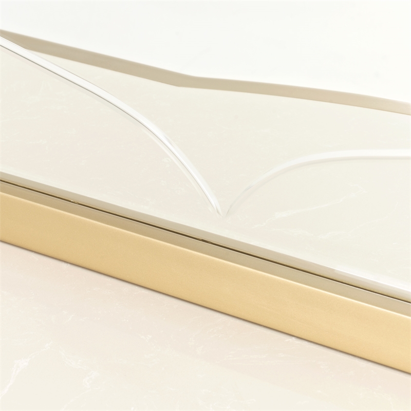 La Terrazza 9-Drawer Dresser with Mirror - Creamy Pearl