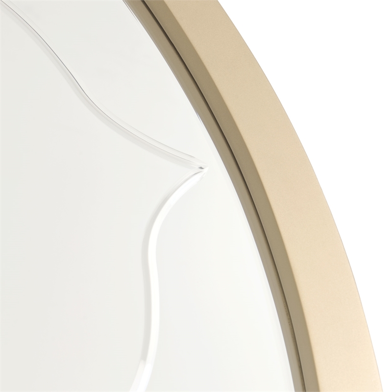 La Terrazza 9-Drawer Dresser with Mirror - Creamy Pearl