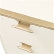 La Terrazza 9-Drawer Dresser with Mirror - Creamy Pearl