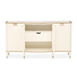 Michael Amini La Terrazza Sideboard with Mirror in Creamy Pearl