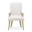 La Terrazza Dining Arm Chair - Set of 2- Creamy Pearl