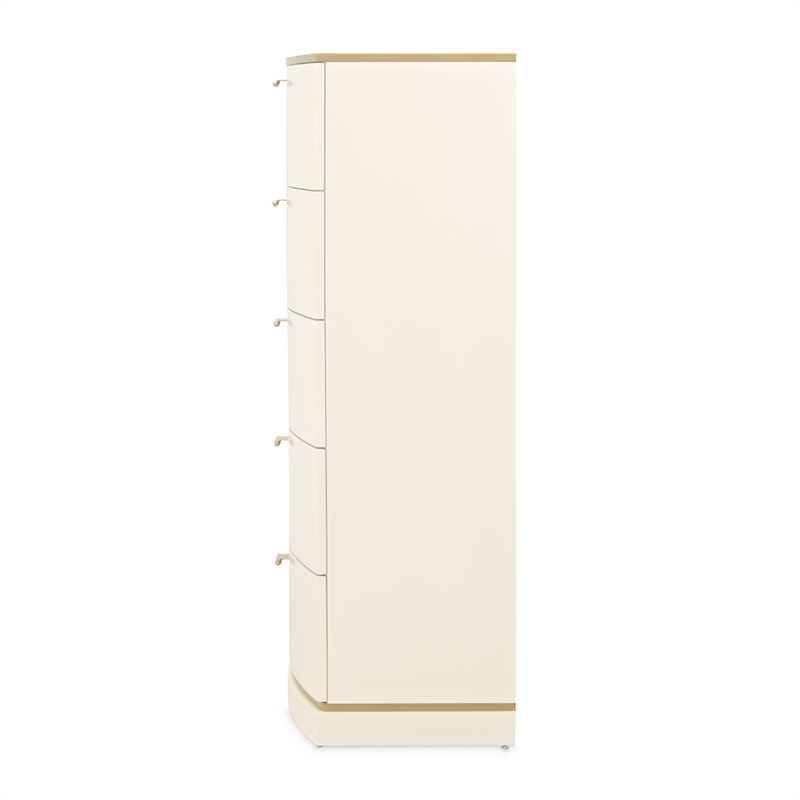 La Terrazza 5-Drawer Chest - Creamy Pearl