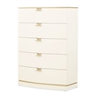 La Terrazza 5-Drawer Chest - Creamy Pearl