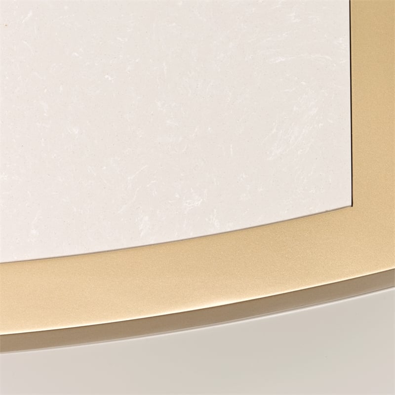 Michael Amini La Terrazza 2-Drawer Nightstand in Creamy Pearl