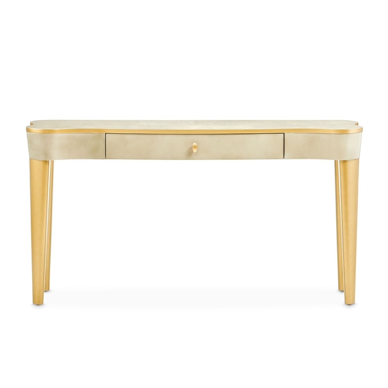 La Terrazza Console Table with Drawer - Silver Mist