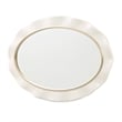Michael Amini La Terrazza Wall Accent Mirror in Creamy Pearl