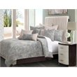 Debonair 10-Piece King Velvet Comforter Set - Misty Aqua