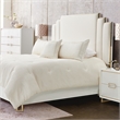 Harlow 4-Piece Queen Comforter Set - Ivory