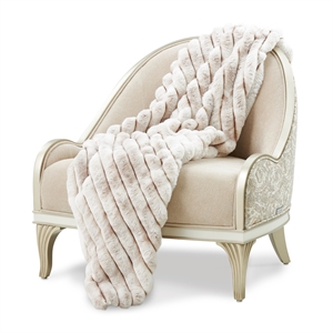 Sable 52&quot x 72&quot Faux-Fur Throw - Almond