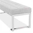 Tulip Accent Bench - Gray
