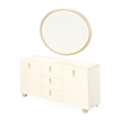 Fantosini Sideboard with Wall Mirror - Creamy Pearl