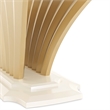 Fantosini Pedestal Dining Table - Creamy Pearl