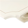 Fantosini Pedestal Dining Table - Creamy Pearl