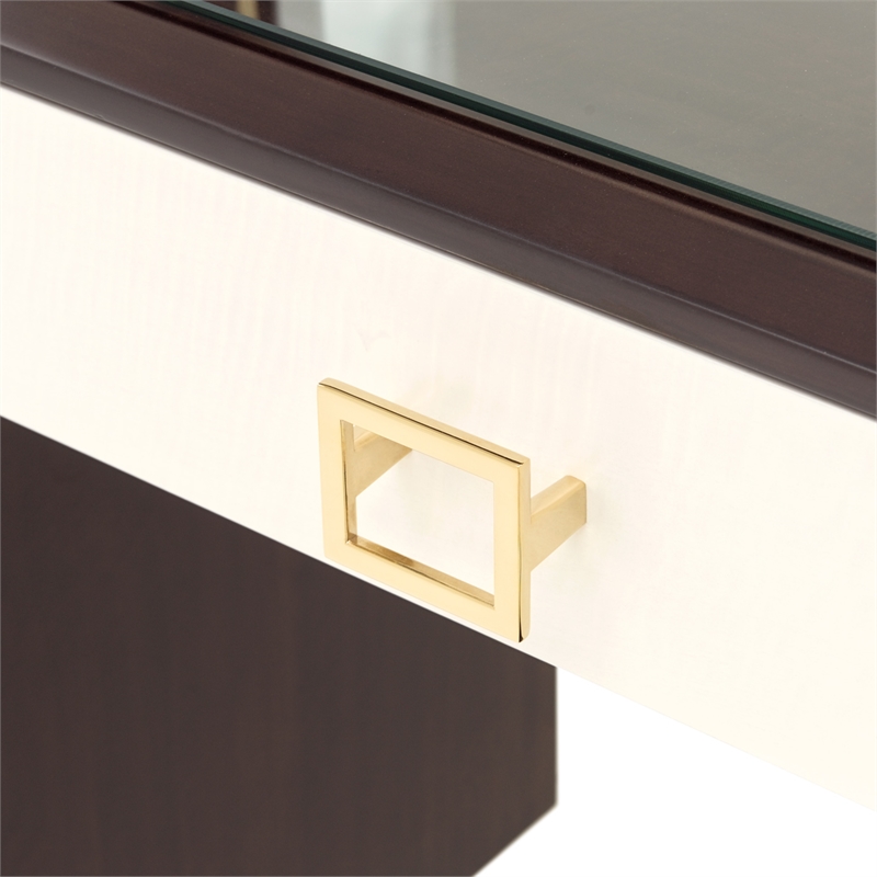 Belmont Place Vanity with Mirror & Bench - Espresso