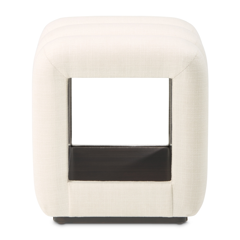 Belmont Place Vanity Bench - Cream/Espresso