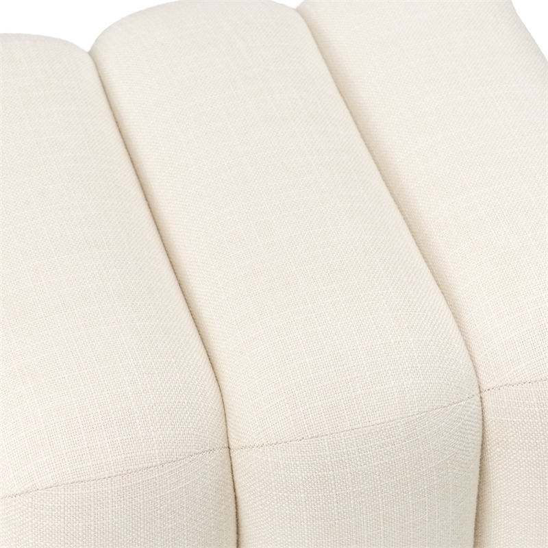 Belmont Place Vanity Bench - Cream/Espresso