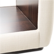 Belmont Place Vanity Bench - Cream/Espresso