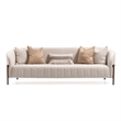 Lisbon Boucle Sofa - Oyster/Matte Bronze