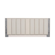 Pavira Eastern King Bed with LED Lights - Stone